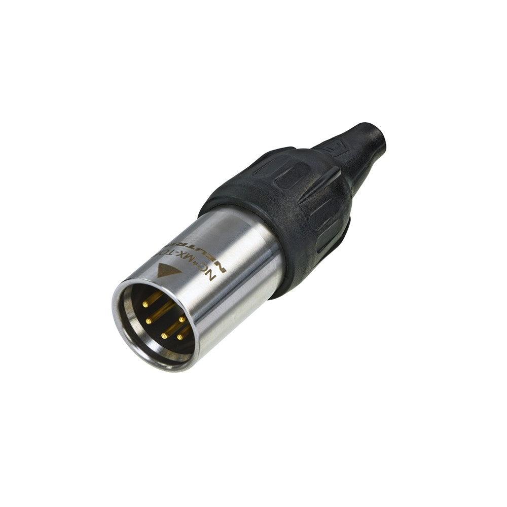 Neutrik NC5MX-TOP XLR Top Male 5-Pole Cable Connector IP65/UV Resistant - Koala Audio