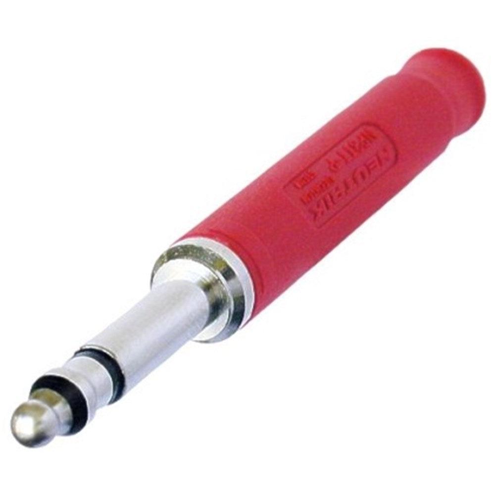Neutrik NP3TT-P-R Bantam Plug (Red) Solder Tip/Ring, Crimp Sleeve - Koala Audio
