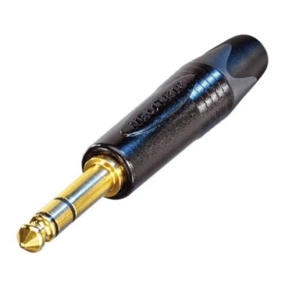 Neutrik NP3X-B Stereo Jack Plug - Gold Contacts/Black Shell - Koala Audio