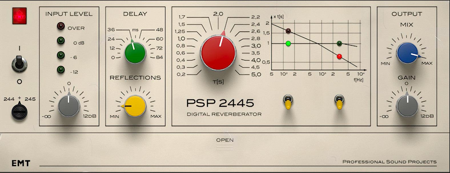 PSP 2445 EMT Reverb Processor Plug-In (Serial Nr + Download) - Koala Audio