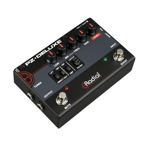 Radial Engineering PZ DELUXE Acoustic instrument preamp w/parametric EQ and built-in Radial DI