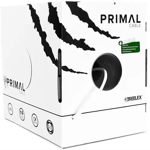 ICE Cable PR14-4W  Primal 14AWG 4 Core 152m White Speaker Cable - Koala Audio