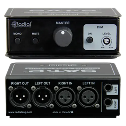 Radial Engineering SAT-2 Passive two-channel balanced stereo attenuator Radial Engineering