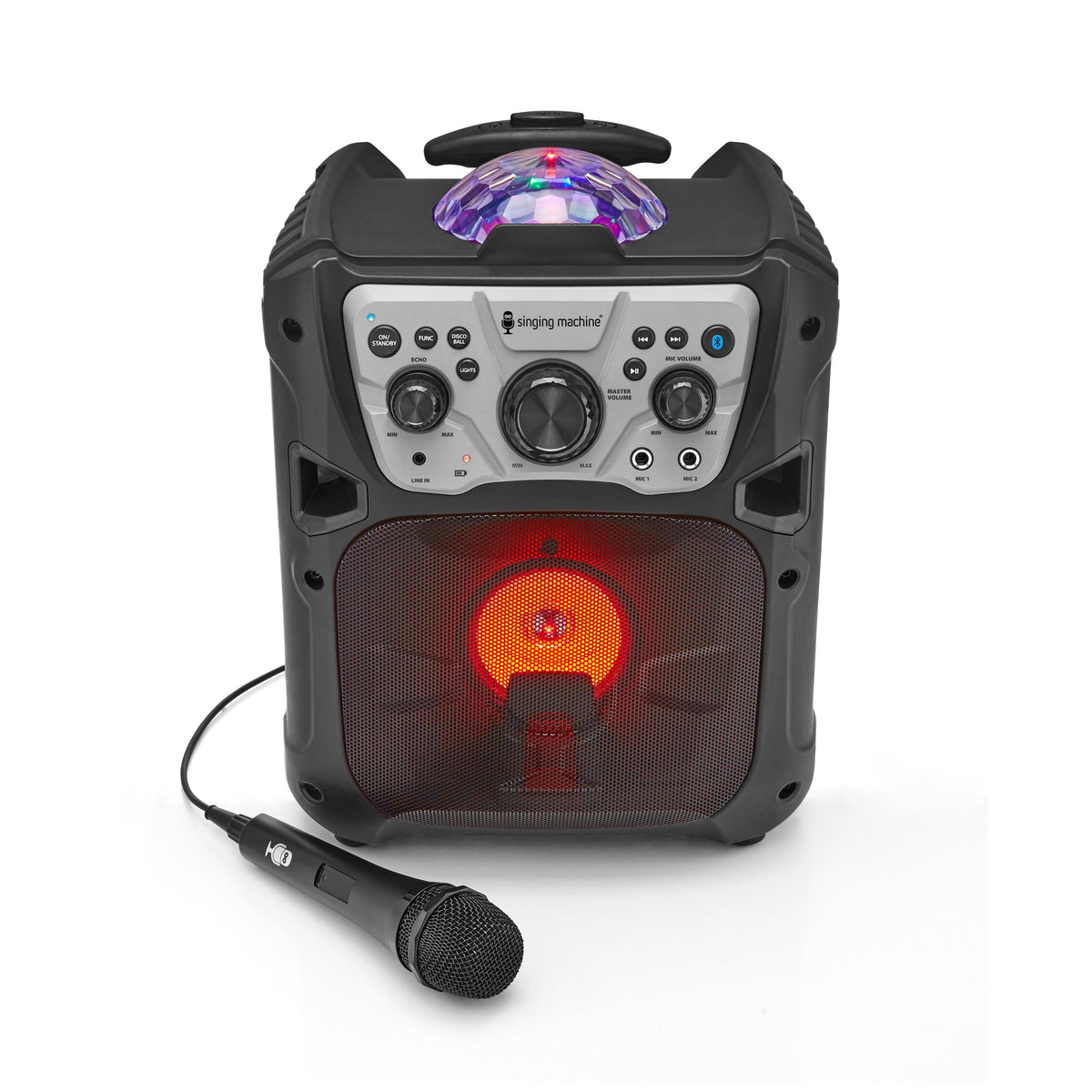 Singing Machine Mini Fiesta- Bluetooth® + Light Show - Koala Audio