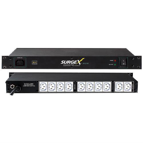 SurgeX SX-SX1210I Power Conditioning and Surge Protection for Audio/Video Rack Gear 11 IEC Outlets - Koala Audio
