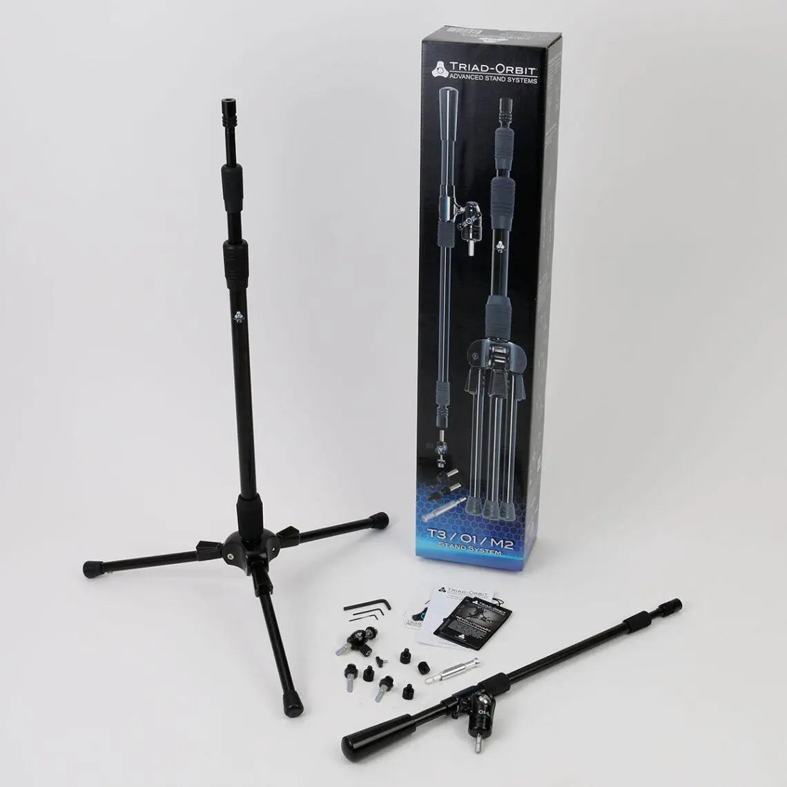 Triad-Orbit Tall Tripod Stand System including (1) T3, (1) O1-L, and (1) M2 - Koala Audio