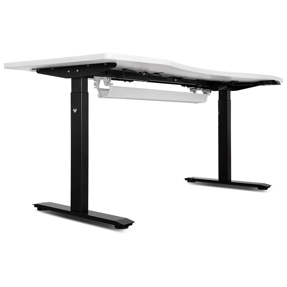 Lifespan Fitness WalkingPad M2 Treadmill with ErgoDesk Automatic White Standing Desk 1800mm + Cable Management Tray