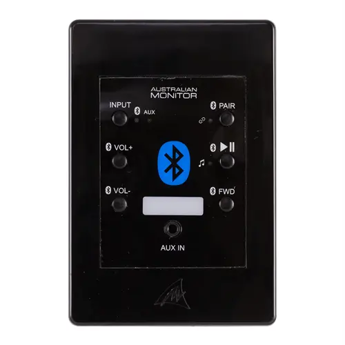 Australian Monitor WPBT-B  Bluetooth Wall Panel - Black Australian Monitor