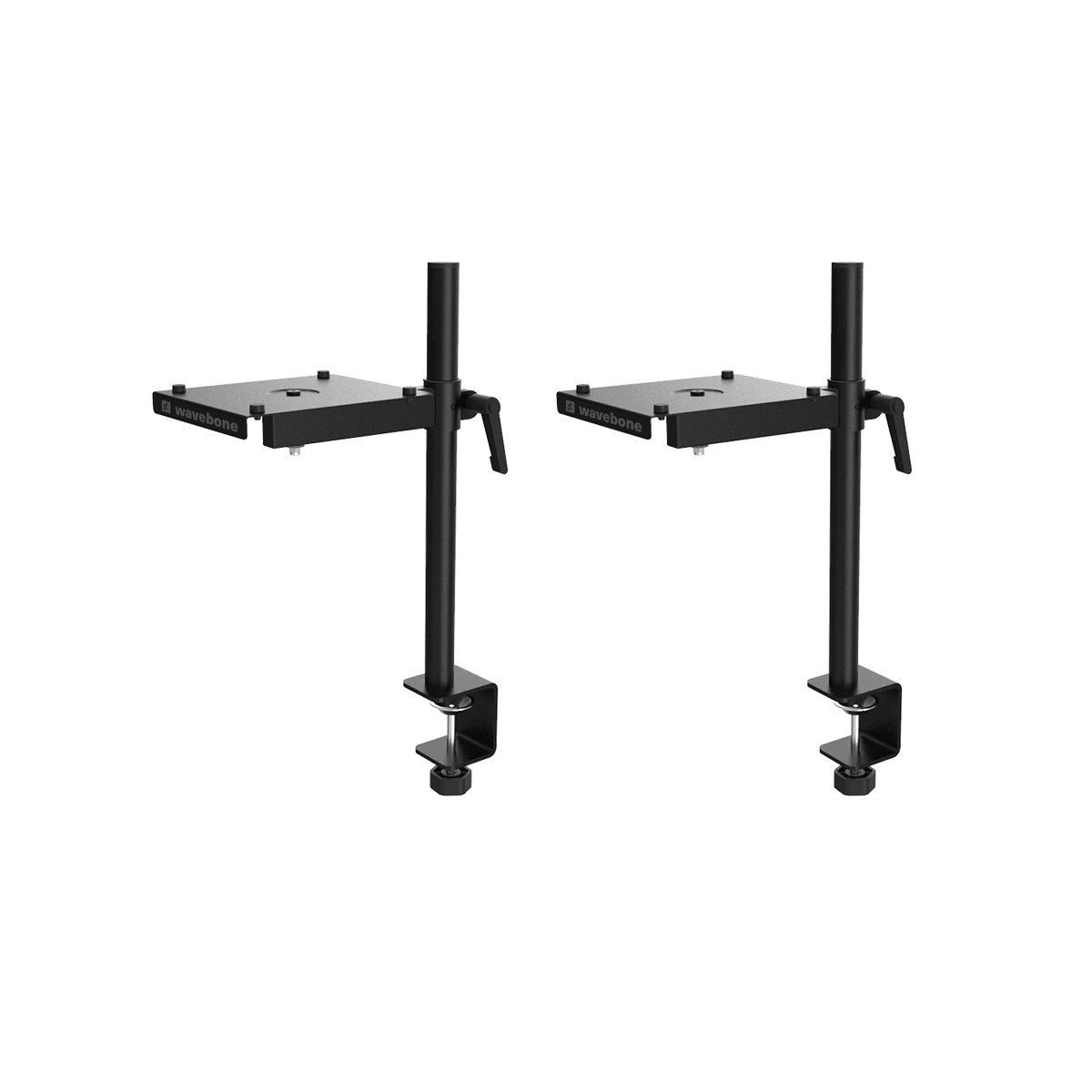 Wavebone Gemini Height-Adjustable Table Top Studio Monitor Stands (PAIR) - Koala Audio