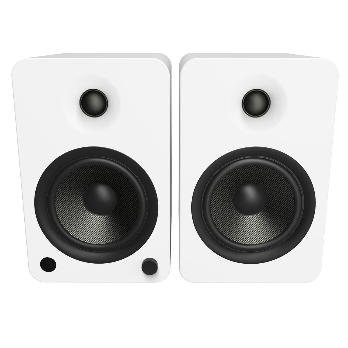 Kanto YU6 200W Powered Bookshelf Speakers with Bluetooth® and Phono Preamp - Pair, Matte White