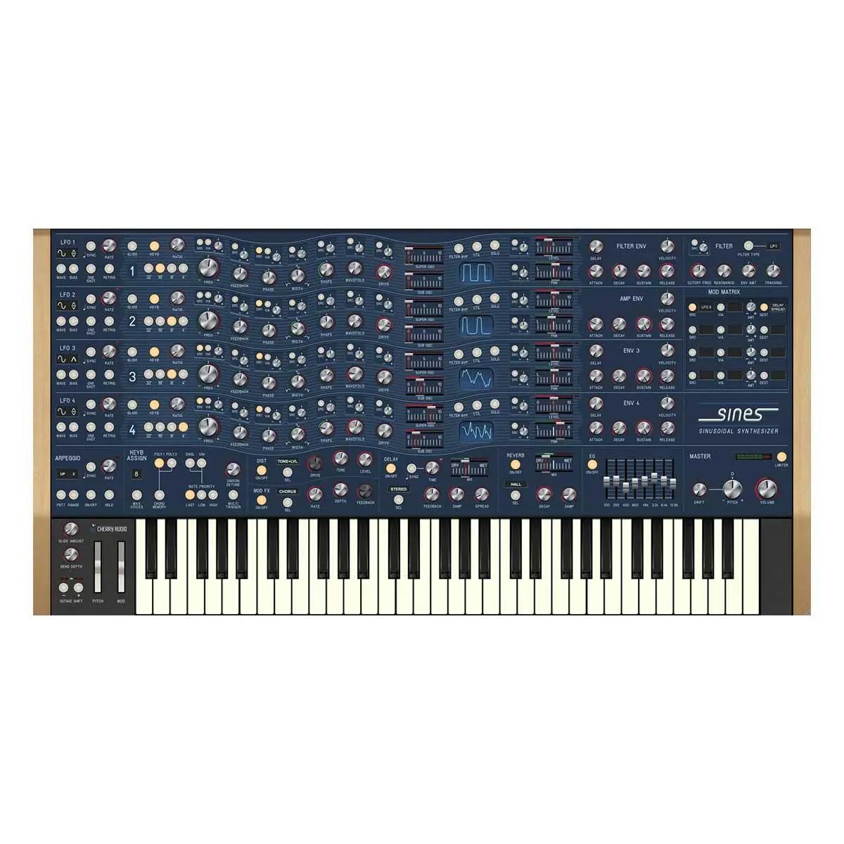 Cherry Audio Sines Synthesizer Plug-In (Serial Nr + Download) - Koala Audio