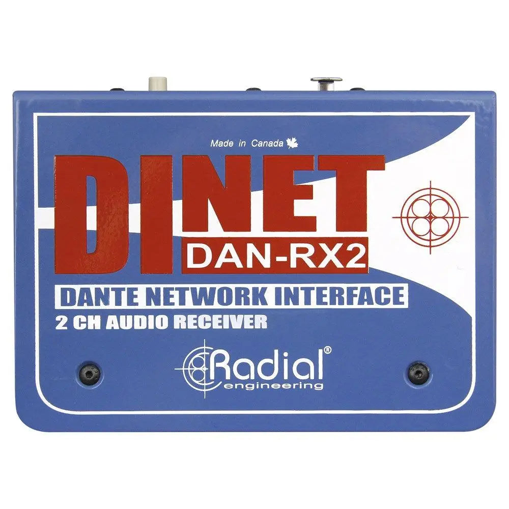 Radial DAN-RX2 DiNET Dante over Ethercon - Koala Audio