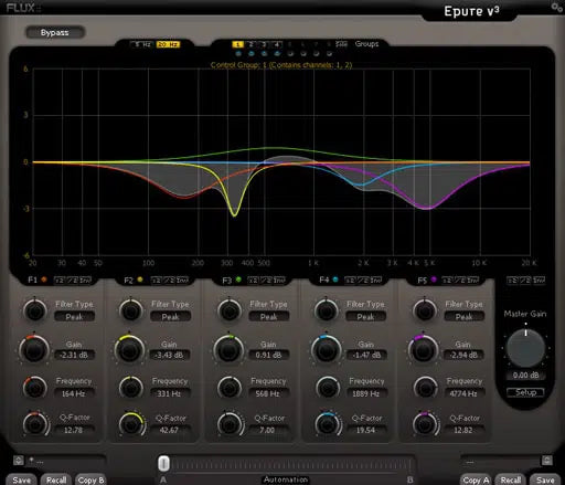 Flux Software Engineering Epure V3 Five-Band Equalizer Plug-In (Serial Nr + Download) - Koala Audio