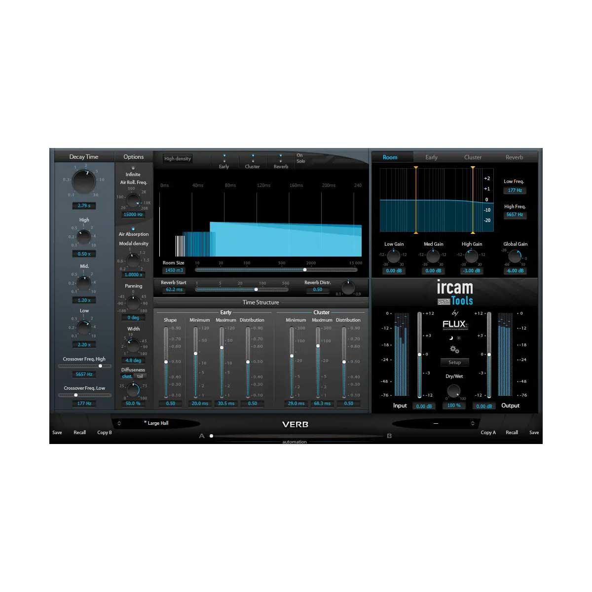 Flux Sofware Engineering Ircam Verb Room Acoustics and Reverberation Plug-In (Serial Nr + Download)