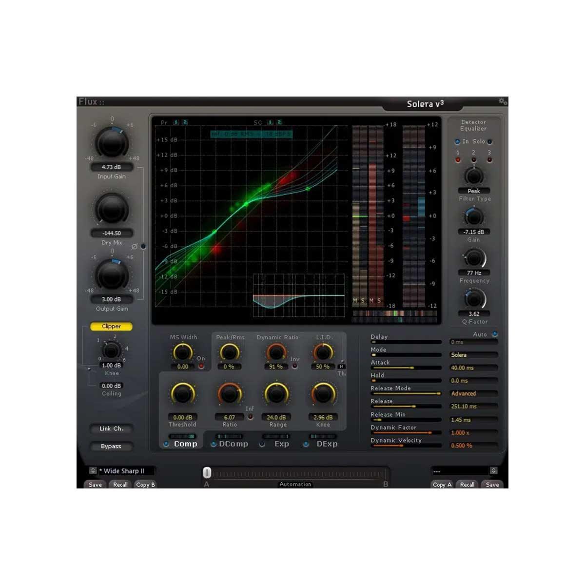 Flux Sofware Engineering Solera v3 Full Band Dynamics Processor (Serial Nr + Download)