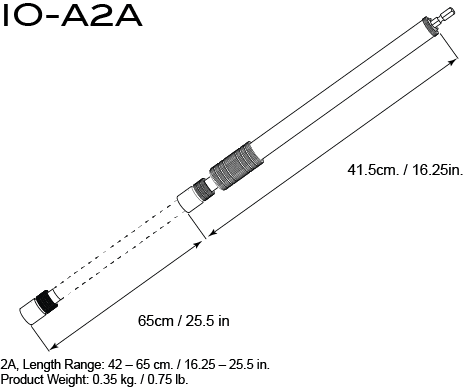 Triad-Orbit IO-A2A IO-Equipped Long Telescopic Arm, Aluminum
