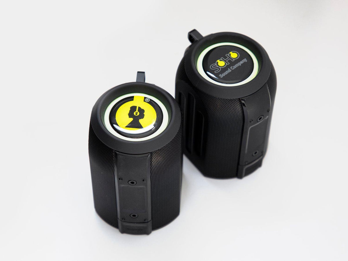Soho Cylinders TWS Twin Stereo Portable Wireless Bluetooth Speakers - Koala Audio
