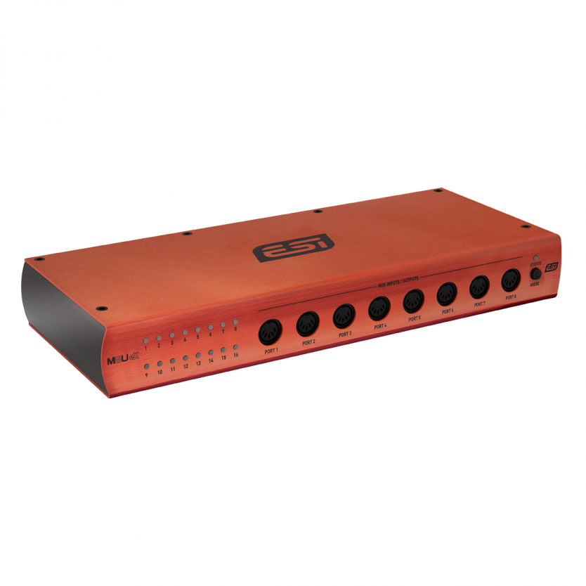 ESI M8U eX 16-port USB 3.0 MIDI interface with USB hub