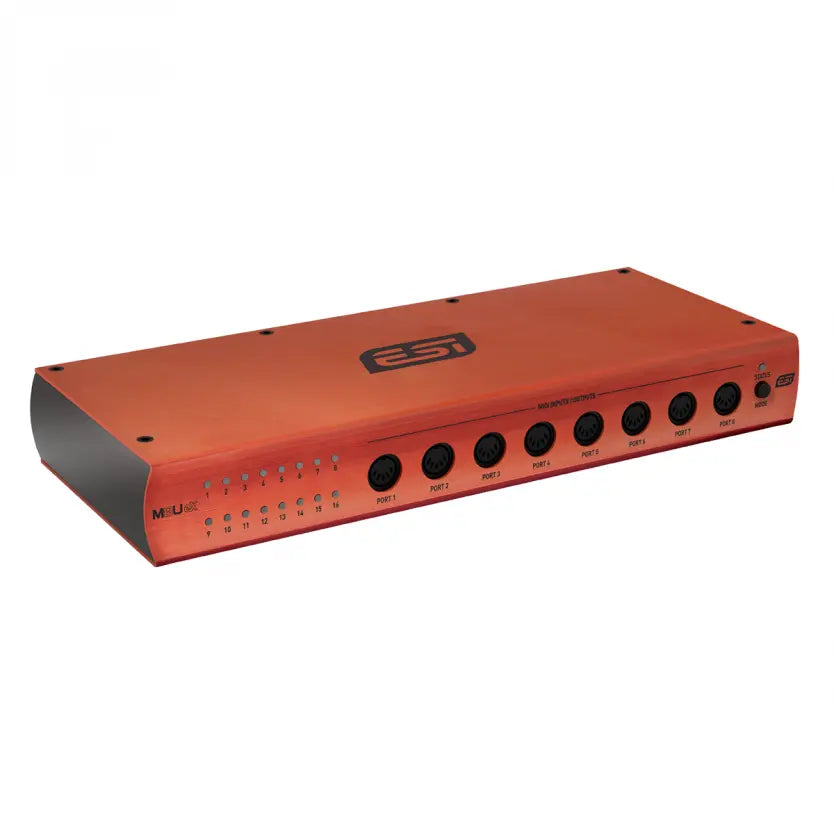 ESI M8U eX 16-port USB 3.0 MIDI interface with USB hub ESI