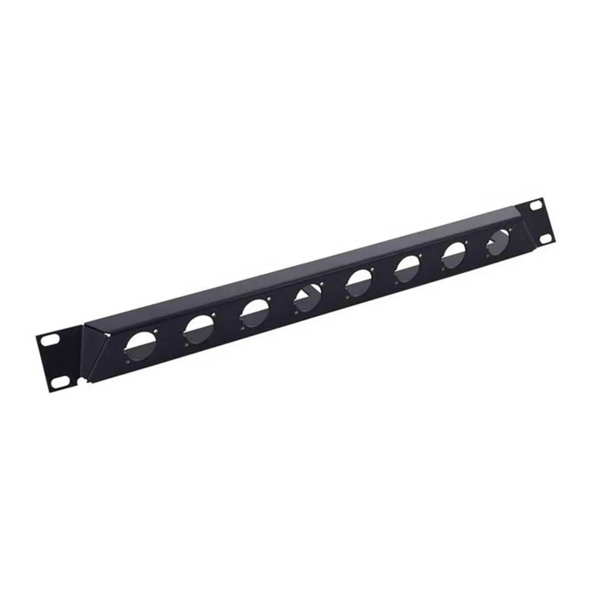 Neutrik NZP1RU-8 19" panel  30° forward-turned with M3 threaded fastening holes