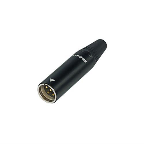 REAN TINY XLR 4 pin male cable connector black/gold