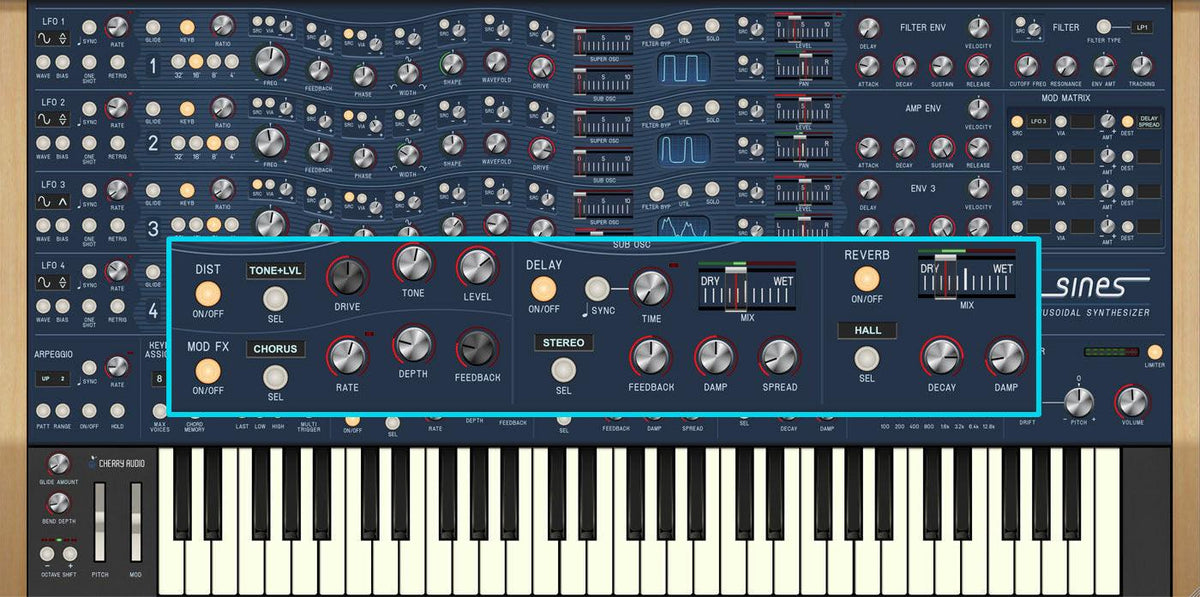 Cherry Audio Sines Synthesizer Plug-In (Serial Nr + Download) - Koala Audio
