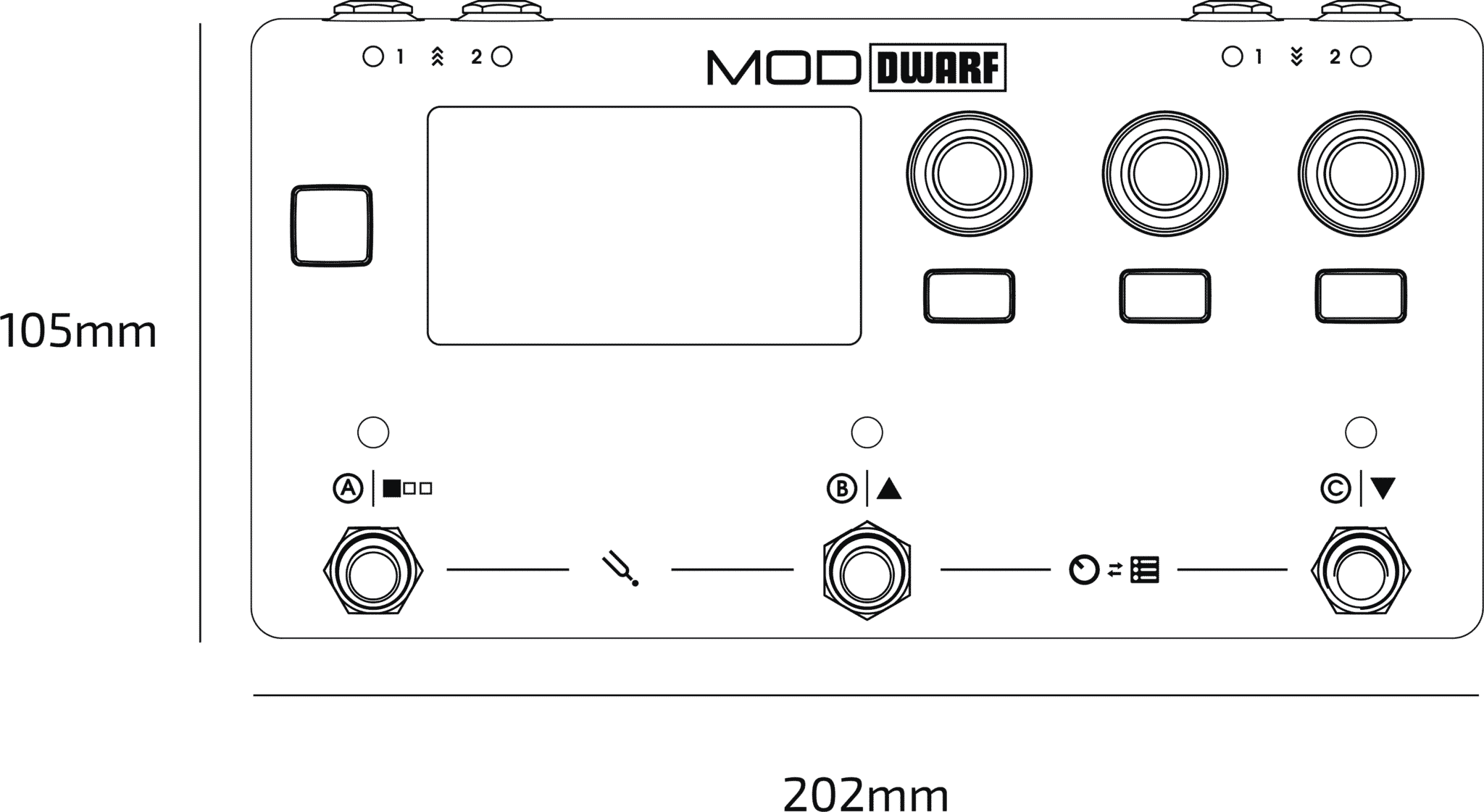 MOD Dwarf Standalone Multi-FX Guitar Processor